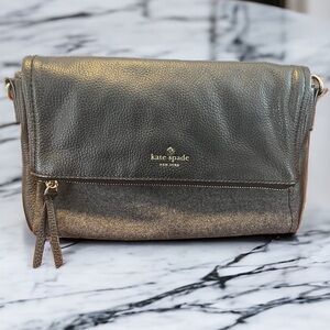 Kate Spade Leather and Wool Crossbody/Clutch Purse in Excellent used condition